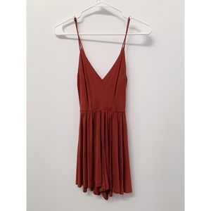 Silence & Noise burnt orange romper